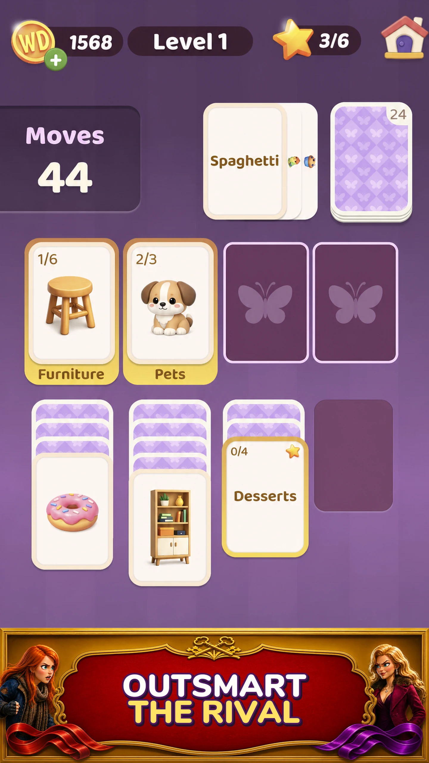Wordington Solitaire screenshot