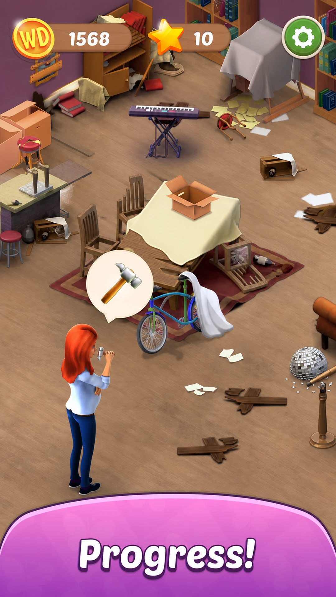 Wordington Solitaire screenshot